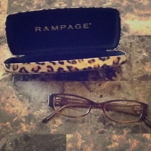 Rampage Glasses with Leopard Print Case