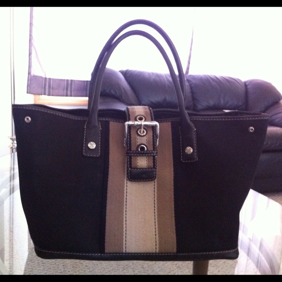 SOLD IN A BUNDLE! Authentic Vintage MK Canvas Bag - Picture 3 of 4