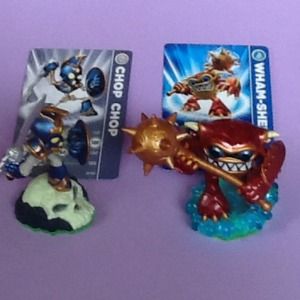 Reserved to Skylanders with cards