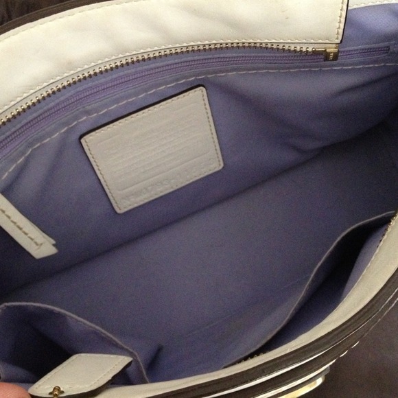 Authentic coach leather handbag - Picture 3 of 4