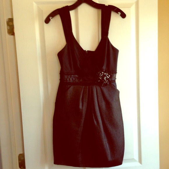 BCBG Maxazria black cocktail dress