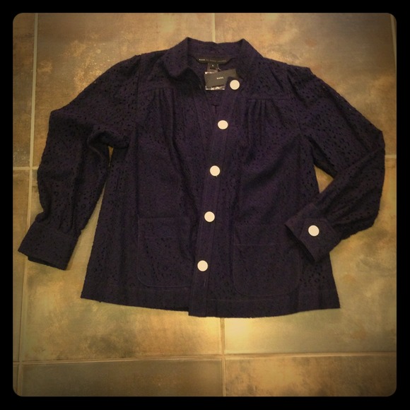 Marc Jacobs navy lightweight jacket NWT