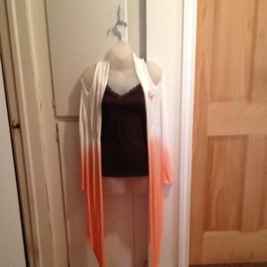 Sweater with longer front