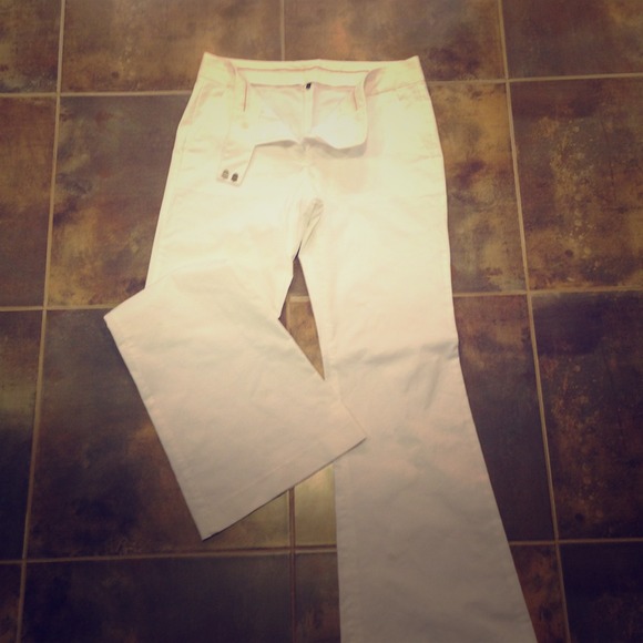 Theory white slacks