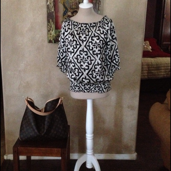 White House Black Market Silk Blouse