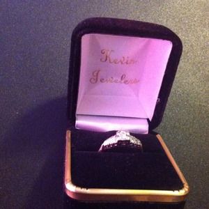 14k real diamonds gold ring/ on hold