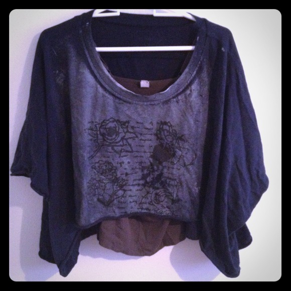 Free People Tops - Free People script dolman top