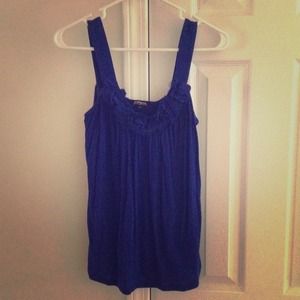 Express summer blue tank