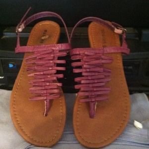 🚫Sold purple leather Madden Girl Sandals