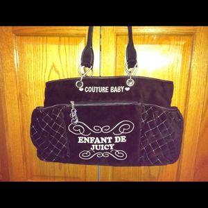 Juicy couture diaper bag