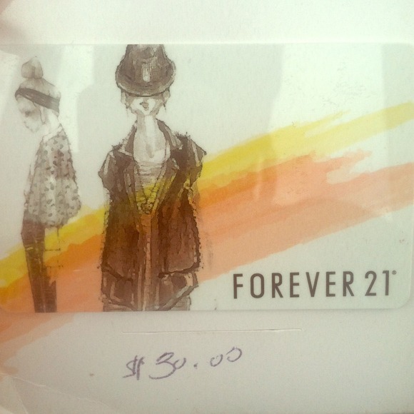 $30 Forever 21 gift card