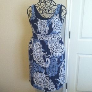 🚫SOLD IN BUNDLE Blue paisley dress