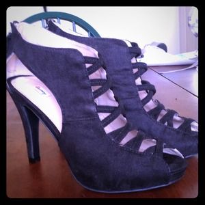 Black high heels