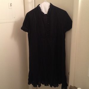 Black dress with lace detail. Never worn.