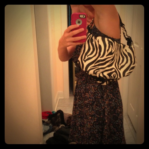 Zebra purse
