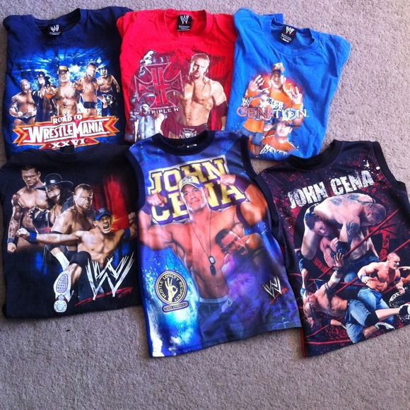 WWE T-Shirts and Tank tops for boys
