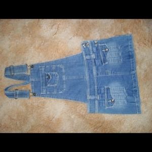 Denim skirt jumper