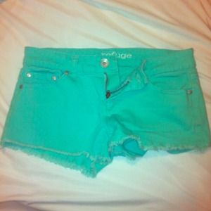 Mint shorts