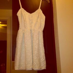 White lace dress