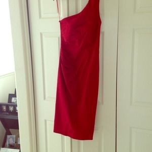 Beautiful deep red party dress