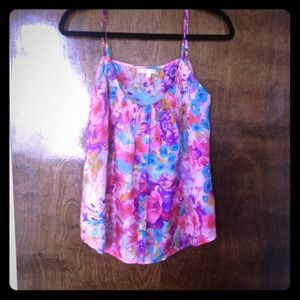 Floral spring tank.