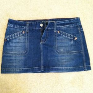 American Eagle dark wash miniskirt
