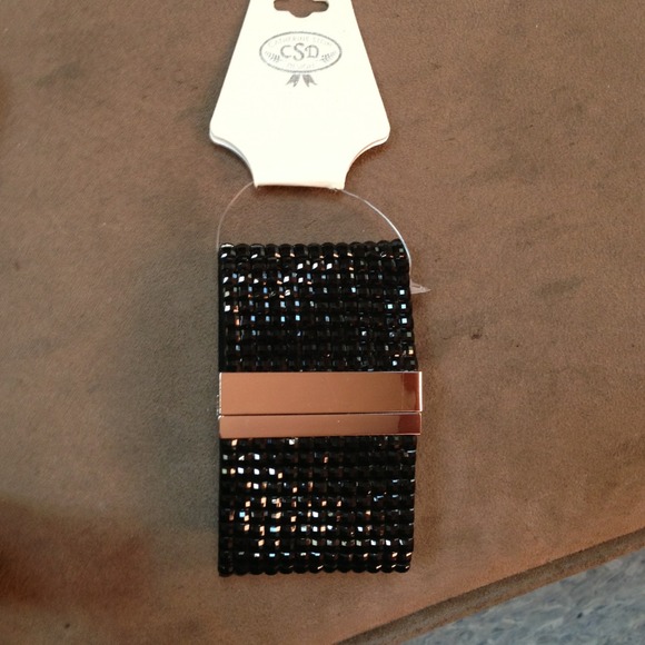 NWT Black Bling Bracelet