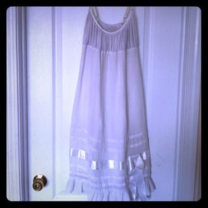 !!! SOLD !!! All White baby doll dress