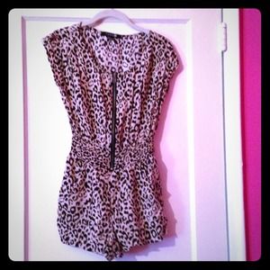 Leopard Romper