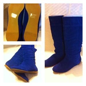 Royal Blue Boots