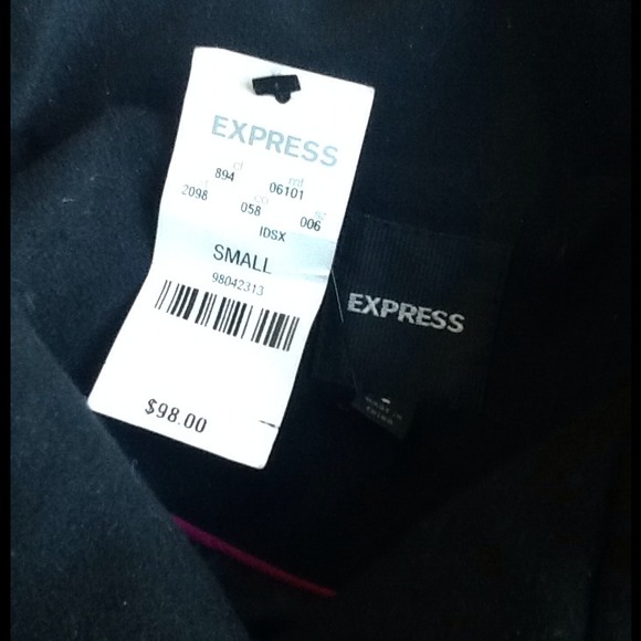 Express Black zip up jacket. New with tags. - Picture 2 of 4