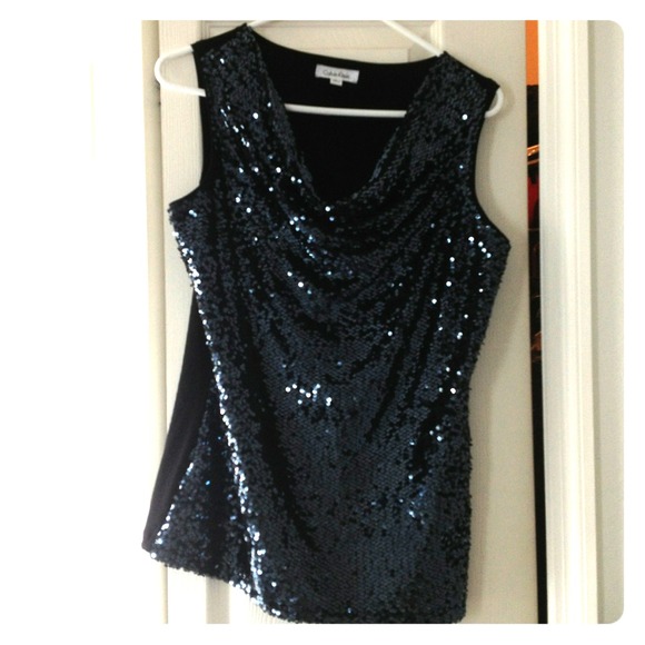 Sleeveless top great for evenings on the town :)