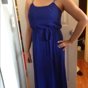 Navy Blue Maxi Dress