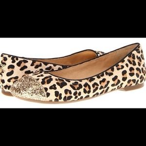 Sperry cheetah flat shoes