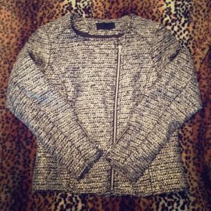 Tweed moto jacket sz6 H&M ...never wore this
