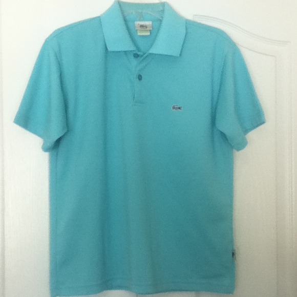 LACOSTE light turquoise collard shirt⚠NEGOTIABLE⚠
