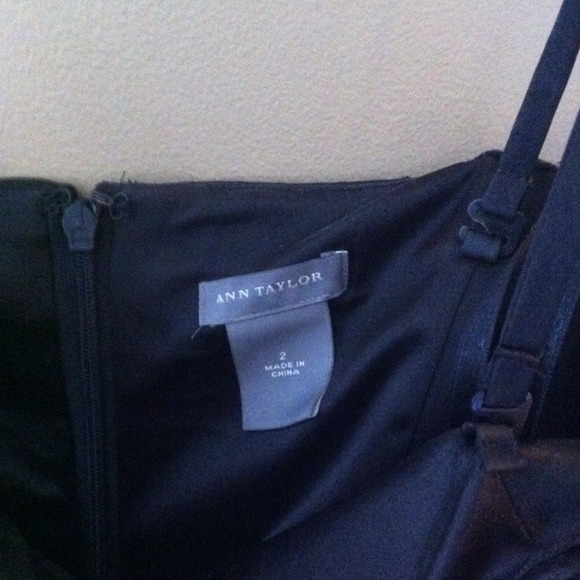 Ann Taylor sequin top LBD w/ detachable straps - Picture 2 of 4