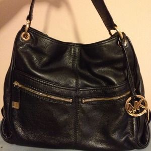 Michael Kors black handbag and dooney and burke