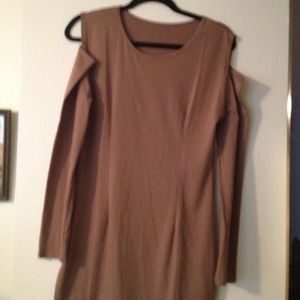 Sexy open shoulder dress