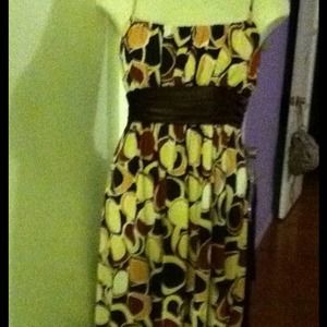 🎉🎉SOLD🎉🎉Summery dress on brown and beige tone