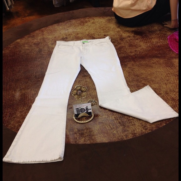 J BRAND white jeans
