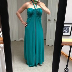 Victoria Secret- Teal maxi dress