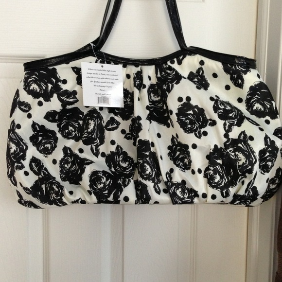 Floral print shoulder bag