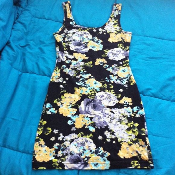 Floral bodycon dress