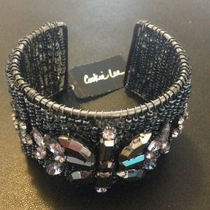 *ON HOLD*  Cookie Lee crystal cuff bracelet
