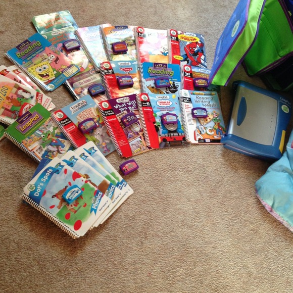 20+ books case and leapPad