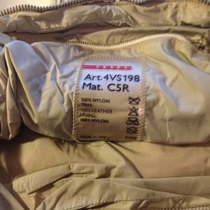 Prada Sport - nylon/leather  color off white.