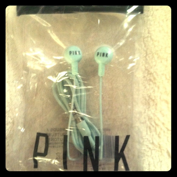 Pink brand ear buds!