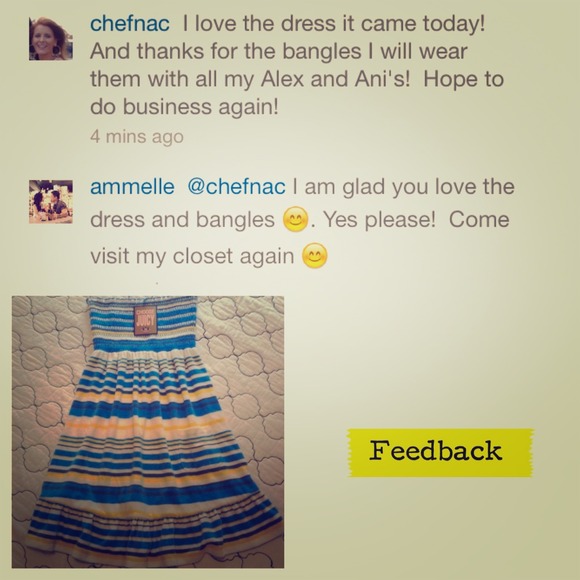 Positive feedback from a buyer