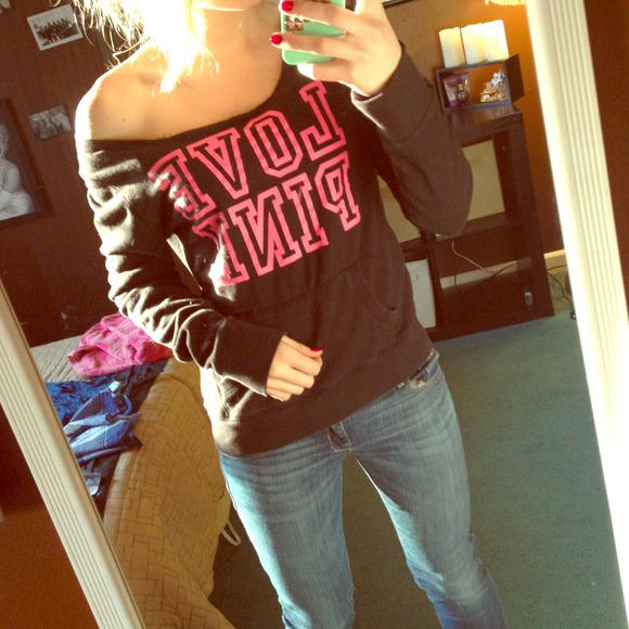 Victoria's Secret pink sweatshirt!